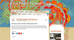 Desktop Screenshot of firstfridaydenton.com